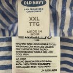 Old Navy NWT Womens Shirt Tank Blue White Stripe Adjustable Strap Size XXL Photo 6