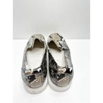 Franco Sarto Loafer Womens Size 5 Snakeskin Print Slip On Square Toe Shoes Photo 3