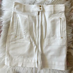 Etcetera White Denim Skirt Photo 0
