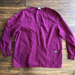 Cherokee Wine Scrub Jacket Photo 0