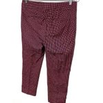 Loft Marisa Pants 4P Career Professional Pink Blue Geometric Boho Preppy Whimsy Photo 1