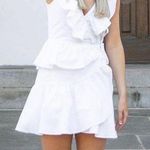 These Three Boutique White Ruffle Graduation Dress Photo 0