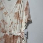 Dex Pink and Cream High Low Dress White Size 2X Photo 11