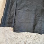 Coldwater Creek  100‎ Linen Blazer Jacket Pockets Open Front Black Size L Career Photo 4