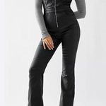 Free People CRVY 2nd Ave Vegan Leather Jumpsuit Photo 0