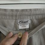 Elan  Capri Pant Size XL Tan Brown Cargo Pockets Wide Leg 40” Waist 33” Inseam Photo 4