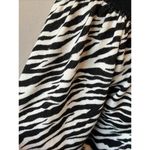 Karen Kane  Off Shoulder Zebra Print Sweater Black/White Size Medium Photo 4
