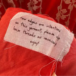 Free People FP One Red Lily Tulle Mini Dress Size Small Photo 8