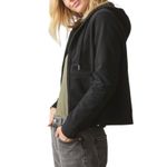 NWOT American Giant Womens Relaxed Classic Heavyweight Full Zip 2.0 Hoodie XS Black Photo 2