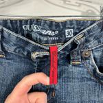 Guess Vintage Y2K Daredevil Boot Cut Dark Wash Low Rise Jeans 30x32 Embroidered Photo 4