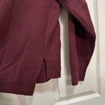 Saks 5th Avenue Women’s Saks Fifth Avenue Cashmere Mock Neck Sweater Purple Wine Size Medium Photo 4