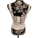 French Connection Nwt Cropped Linen Tank Top Cami Beach Coastal Photo 1