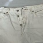 AGOLDE  White Distressed Ankle Jeans Photo 6