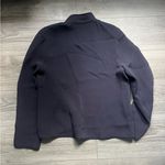 Eileen Fisher Navy Open Front Jacket Long Sleeves Fall Winter Size M Flawed Photo 1