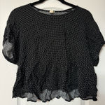 Sky And Sparrow Polka Dot Top Cropped Photo 0