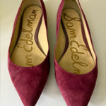 Sam Edelman Burgundy Suede Women's Flats Size 6 Photo 0