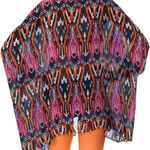 Summer Women’s Beach Bikini Swimwear Chiffon Cover Up Dress one size pink blue Photo 3