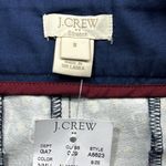 J.Crew NWT Blue Printed City Fit Winnie Pants Size 8 Photo 6