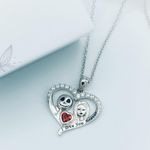 Night Before Christmas I Love You Forever Heart CZ Necklace Multiple Photo 0