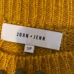 John + Jenn Mustard Cable Knit Sweater Photo 1