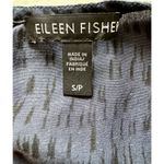 Eileen Fisher Silk & Organic Cotton Blouse Size SP (printed shortsleeve) Photo 5