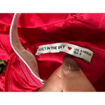 Lucy in the Sky  Red Ruched Mini Bodycon Dress Size Small NWT Photo 3