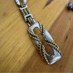 Vintage 1997 marked R silver gold tone chain style belt Photo 1