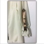 Mustard Seed  semi sheer copper trim blouse size S Photo 86
