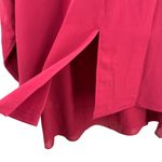 Soft Surroundings  Button Front Shirt Magenta Two-Fer Office Professional Large Photo 1