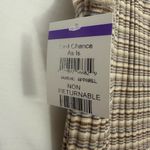 Nation Ltd Babs Tank Size Large In Layer Cake Striped Ribbed Square Neck NWT Photo 3