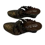 HELLE COMFORT Bronze Animal Print Slip on Shoes Size 6.5/7 Eu size 37 Brown Photo 4
