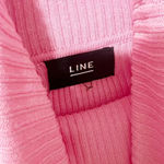 LINE Hadley Turtleneck Sweater in Barbie Pink Small Photo 3