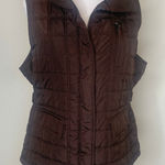 Weather Tamer Dark Brown Insulated Puffer Vest Sz Large Photo 0