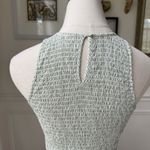 Madewell The Melody Smocked Midi Dress NP125 Pistachio $118 XS Photo 6