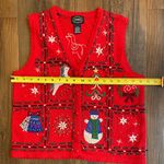 Vintage Studio Festive Red Sweater Vest Size undefined Photo 10