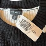 Torrid  Pullover Drop Shoulder Crew Neck Sweater Jet’aime Womens Size Medium NWT Photo 8