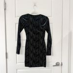 H:ours  Revolve Flirt Black Velvet Dress Photo 4