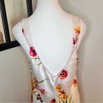 Oscar de la Renta OSCAR DE LA‎ RENTA Pink Label Floral Satin Slip Midi Dress Size Medium Photo 5
