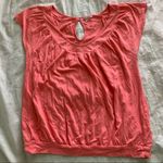 Energie pink ruffle top Photo 4