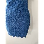 Rachel Zoe Rachel‎ Zoe Adelyn Off Shoulder Strapless Lined Lace Dress Blue EUC Size 6 Photo 4