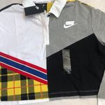 Nike Streetwear Crop Top Polo Shirt Photo 2