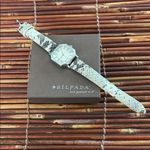 Silpada  Ivory Snakeskin Watch with Silver Accents Photo 1
