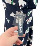 Modcloth  Susan Bee Anthony Dress Polar Bear Print Navy Blue White Size US 8‎ Photo 9