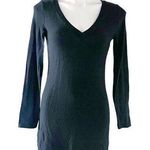 Chaser Black Mini Dress V-Neck Long Sleeve Size S Photo 0