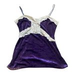 Lily White Vintage Y2k  Fairycore Velvet Tank Top Photo 0