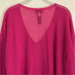 Chico's  Black Label Pink V-Neck Vented Metallic Pullover Long Sleeves XL‎ Tunic Photo 9