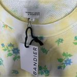 Bandier x Sincerely Jules The Juniper Crew Neck Sweatshirt Yellow Size M Photo 3