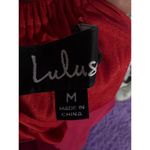 Lulus Red Halter Maxi Dress – Size M | Formal Evening Gown Size M Photo 1