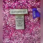 Catherines Business Casual Button Up Short Sleeved Pink Blouse Size 3XWP Photo 4