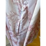 Pottery Barn & Monique Lhuillier Pink Satin Floral Kimono Robe Photo 2